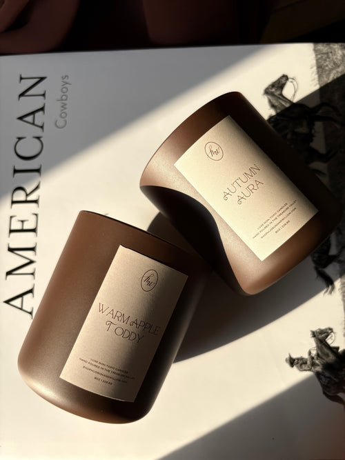 Mocha madness, fall candle, chocolate brown 