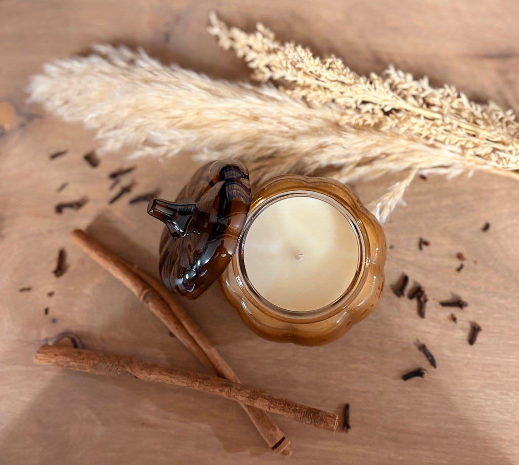 Autumn Aura Mini Pumpkin candle
